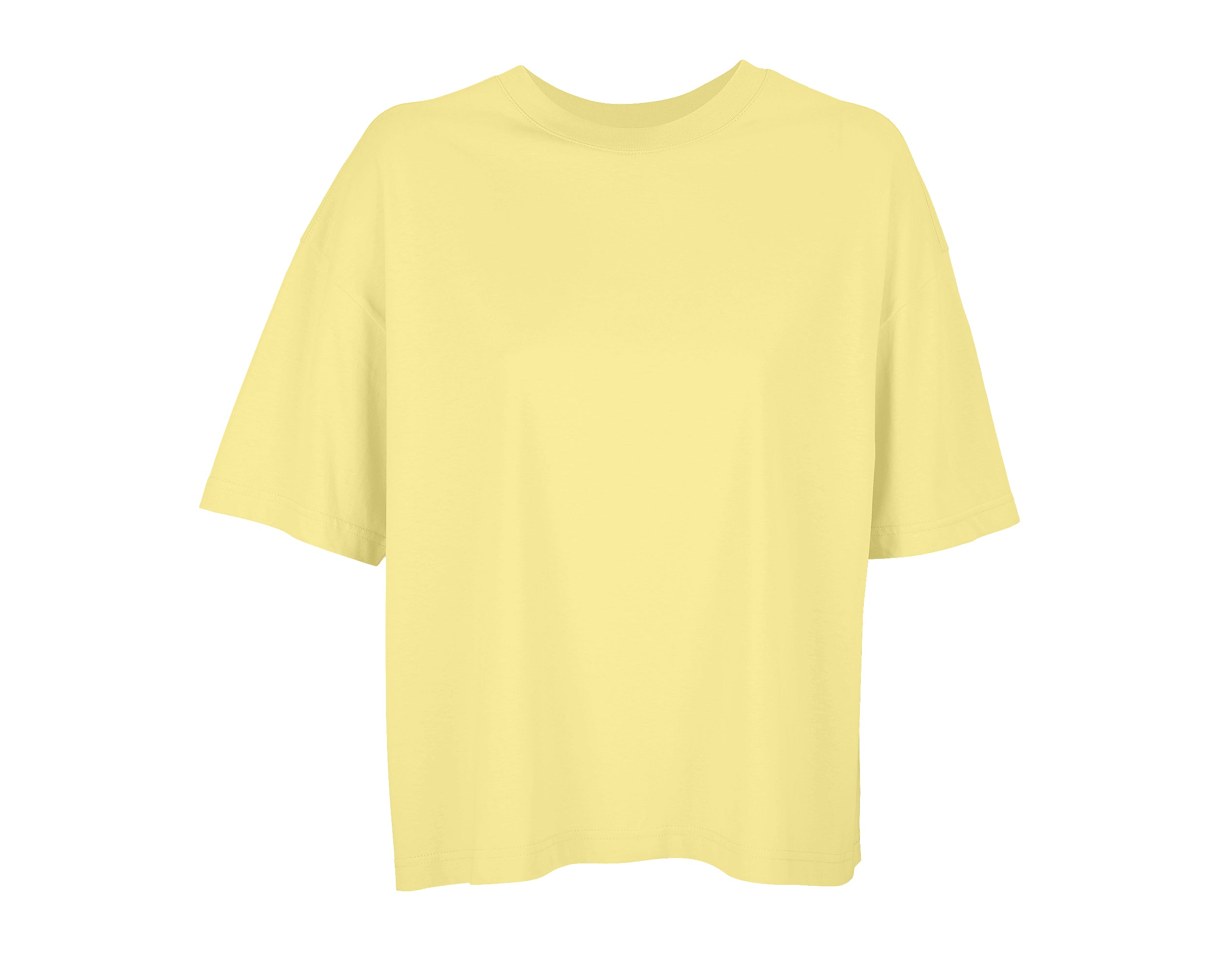 Sieviešu t-krekls BOXY WOMEN light yellow