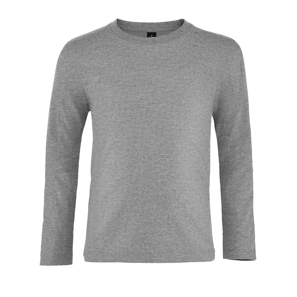 Bērnu t-krekls Imperial LSL kids grey melange