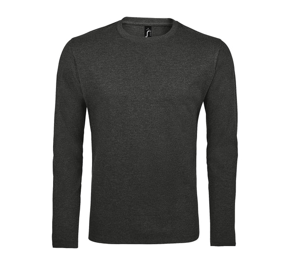Vīriešu t-krekls IMPERIAL LSL MEN charcoal melange