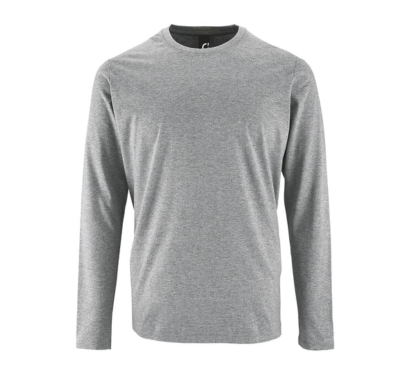 Vīriešu t-krekls IMPERIAL LSL MEN grey melange