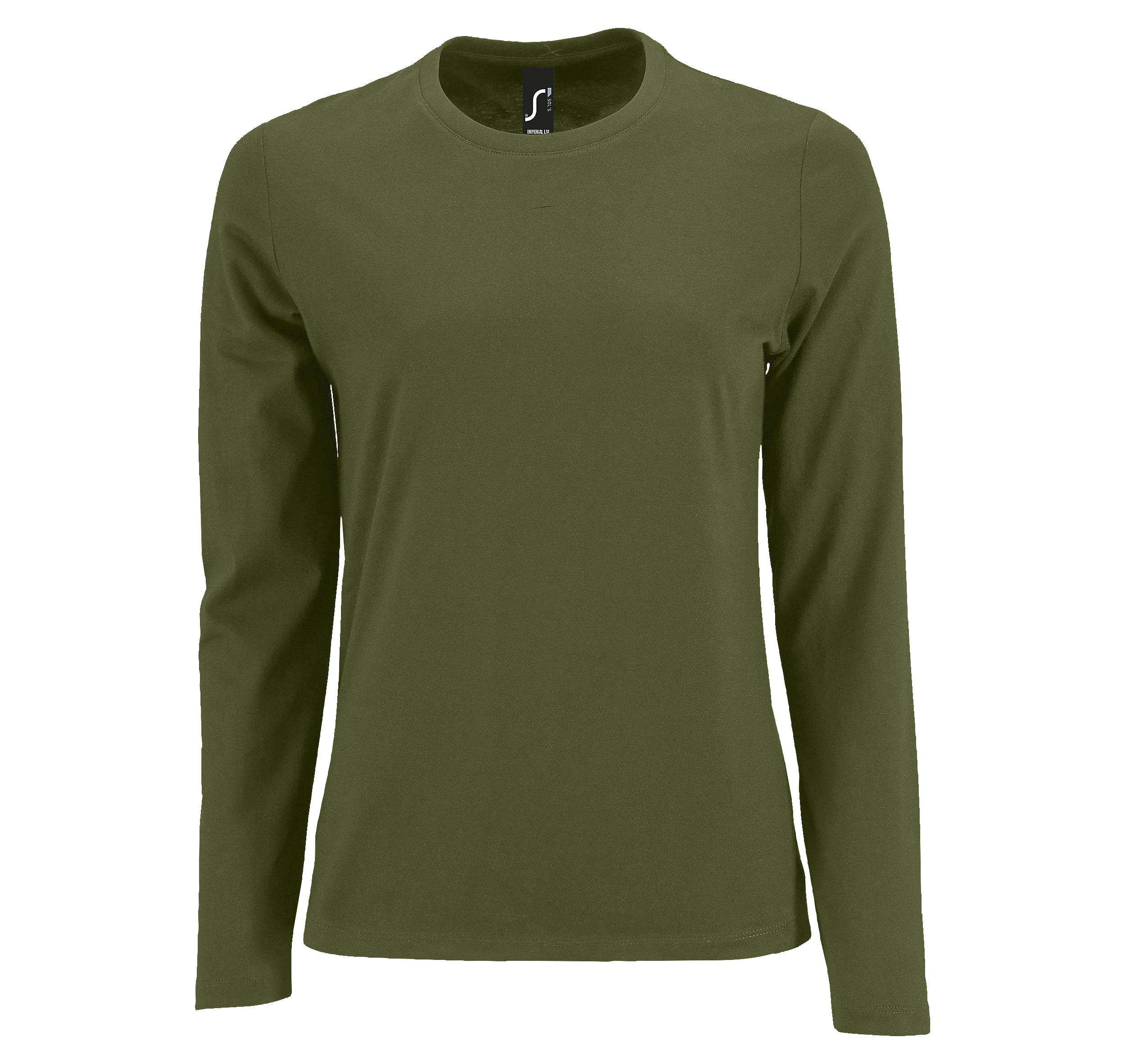 Sieviešu t-krekls IMPERIAL LSL WOMEN dark khaki