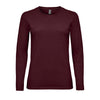 Sieviešu t-krekls IMPERIAL LSL WOMEN oxblood