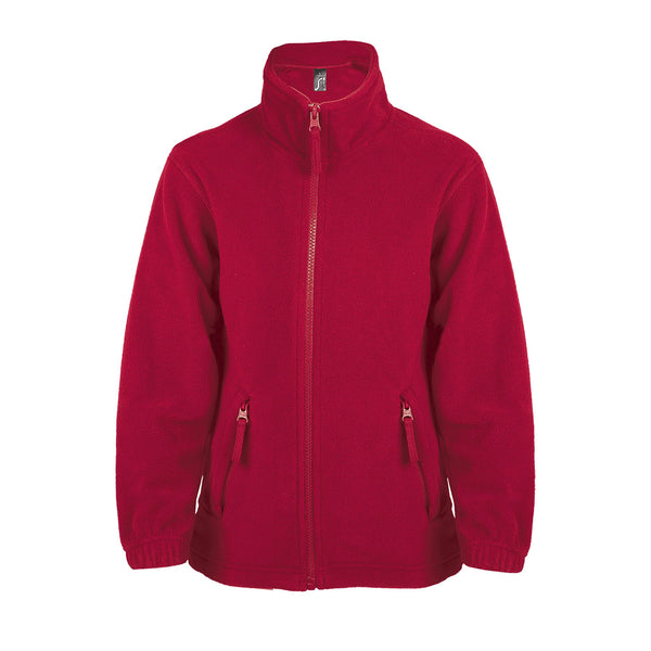 Bērnu flīša jaka NORTH KIDS red