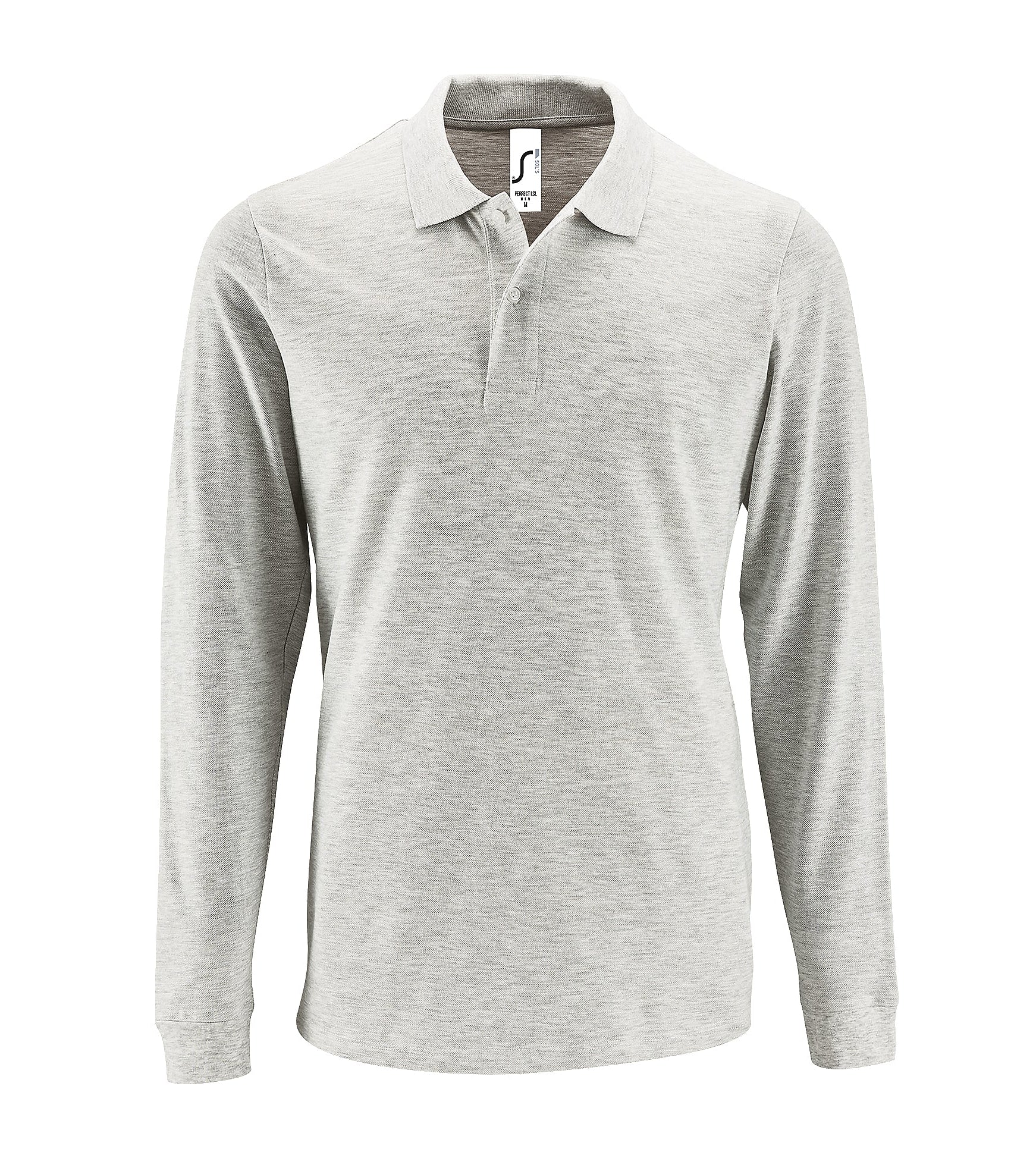 Vīriešu polo krekls SOL'S PERFECT LSL Ash