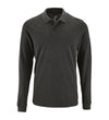 Vīriešu polo krekls SOL'S PERFECT LSL charcoal melange