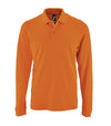Vīriešu polo krekls SOL'S PERFECT LSL Orange