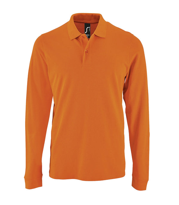 Vīriešu polo krekls SOL'S PERFECT LSL Orange