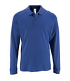 Vīriešu polo krekls SOL'S PERFECT LSL Royal blue