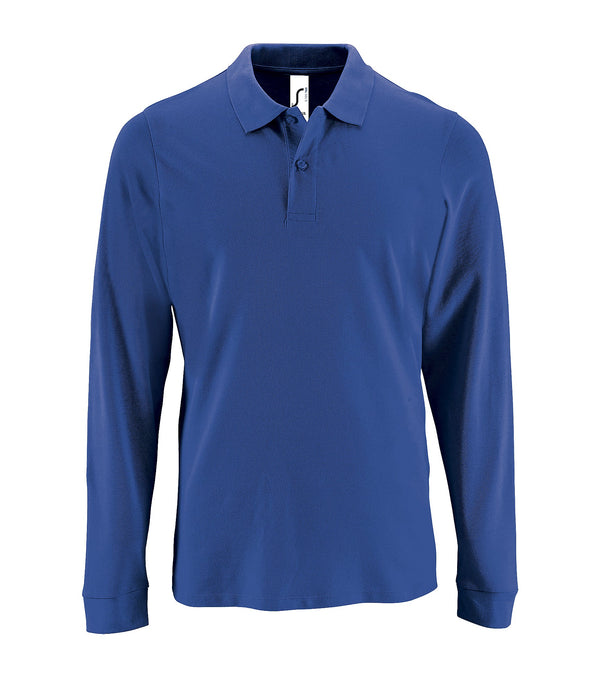 Vīriešu polo krekls SOL'S PERFECT LSL Royal blue