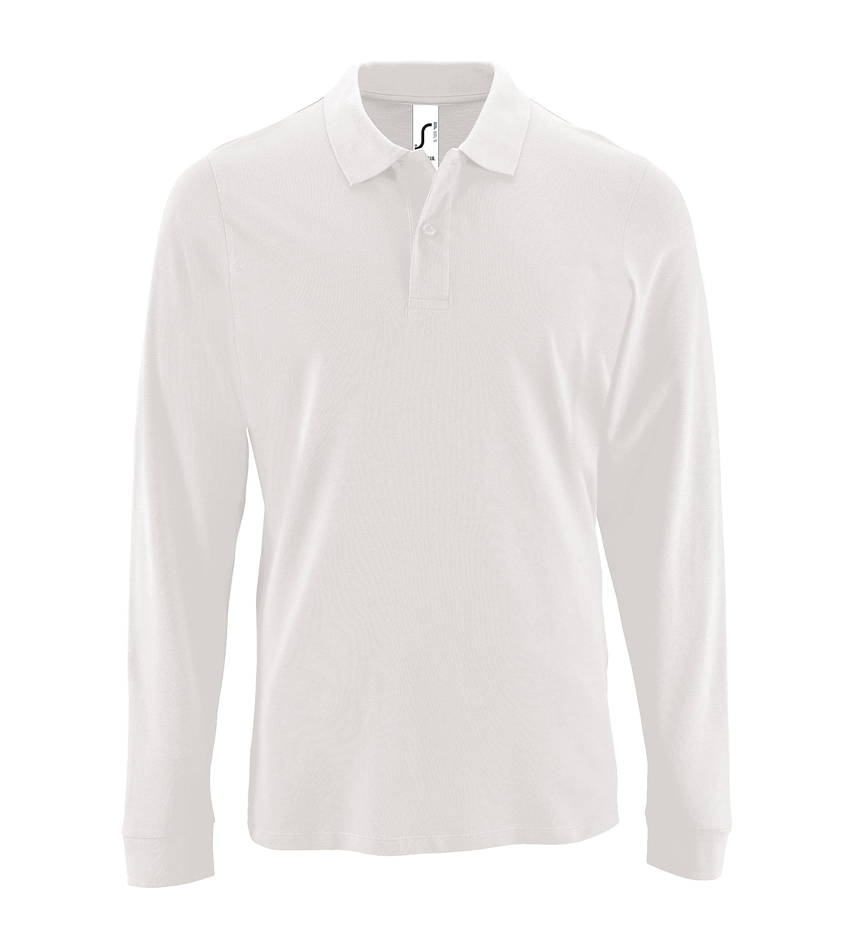 Vīriešu polo krekls SOL'S PERFECT LSL balts