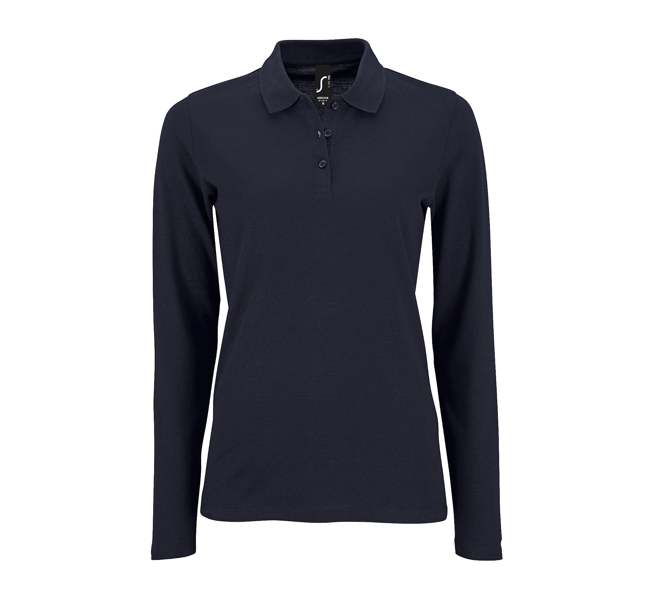 Sieviešu polo krekls SOL'S PERFECT LSL French navy