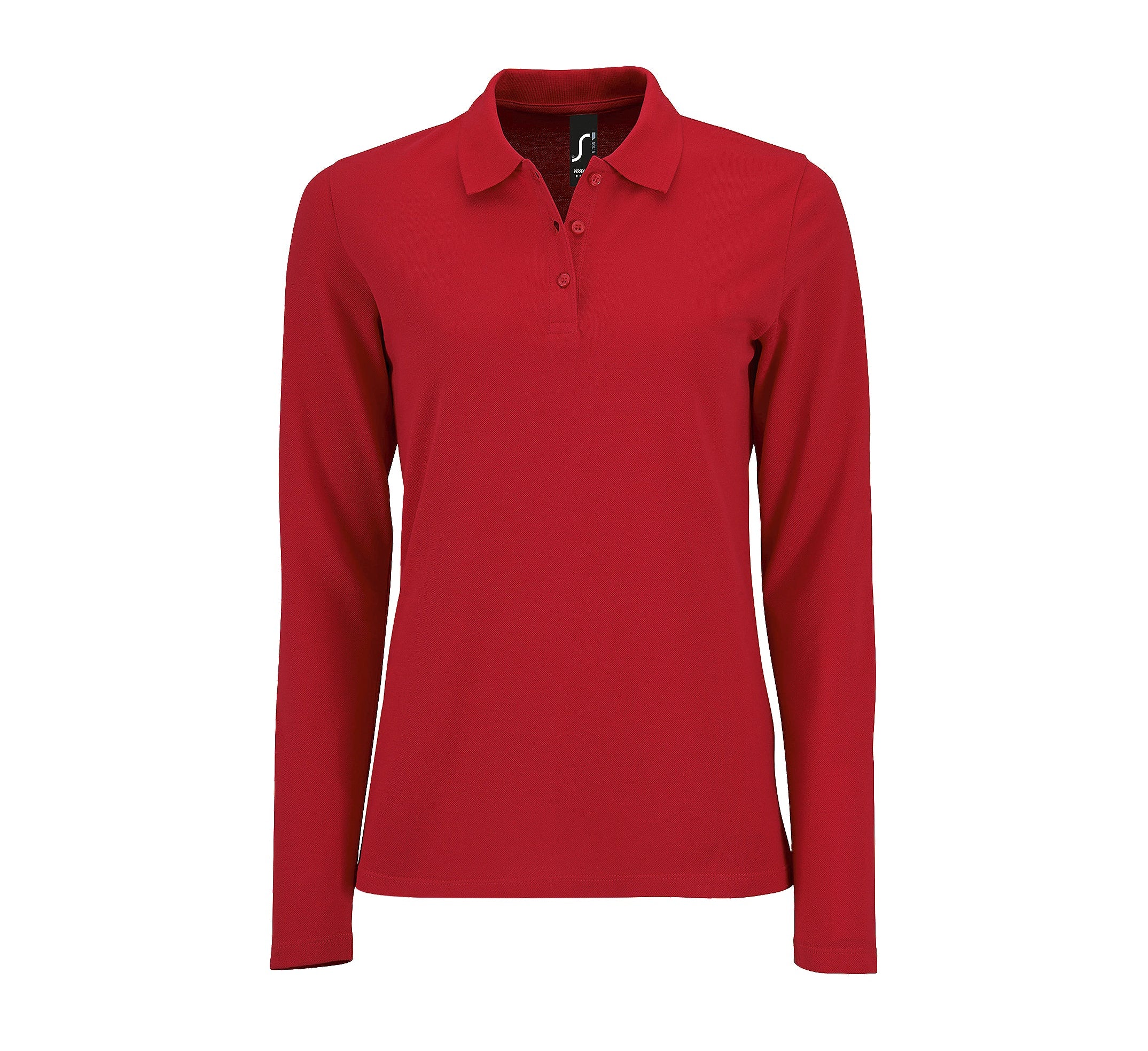 Sieviešu polo krekls SOL'S PERFECT LSL Red