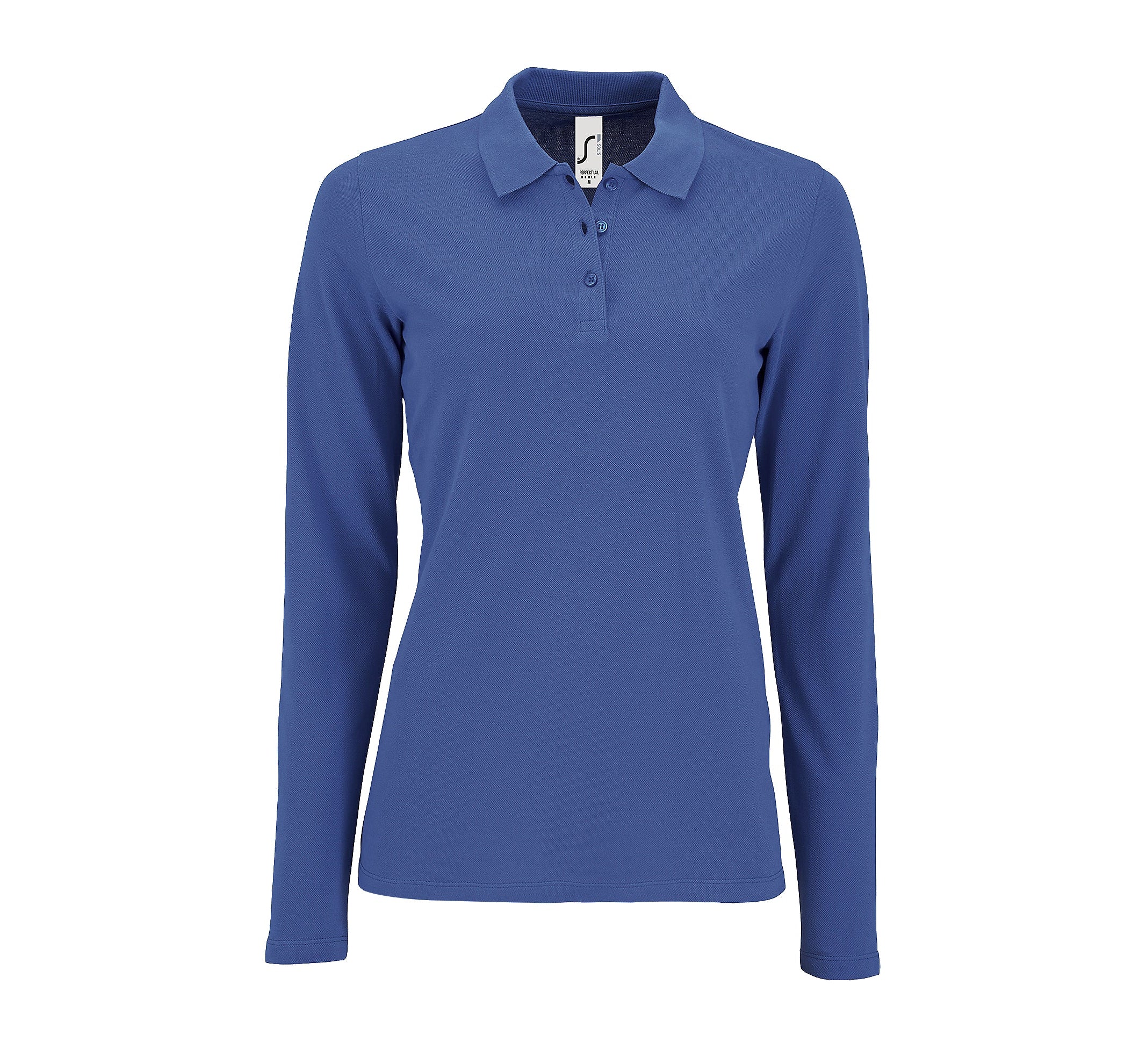 Sieviešu polo krekls SOL'S PERFECT LSL Royal blue