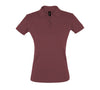 Sieviešu polo krekls SOL'S PERFECT Burgundy