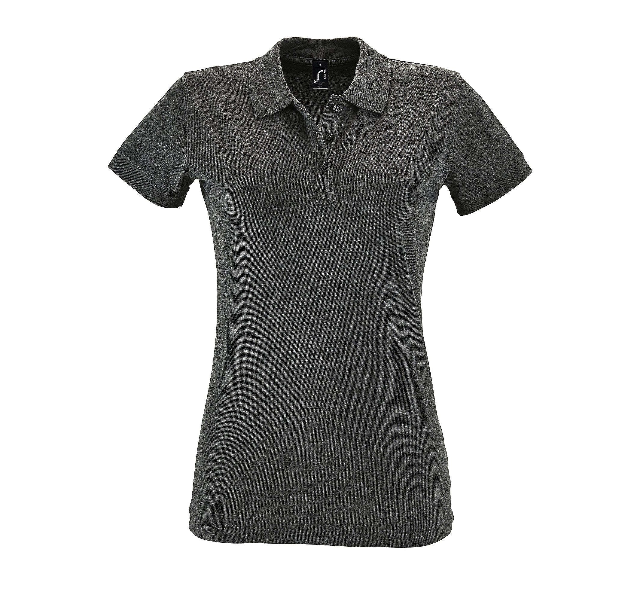 Sieviešu polo krekls SOL'S PERFECT charcoal melange