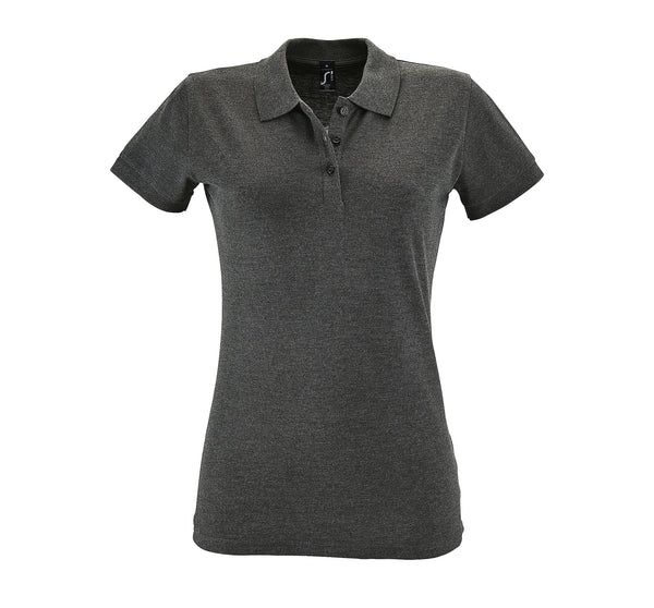 Sieviešu polo krekls SOL'S PERFECT charcoal melange