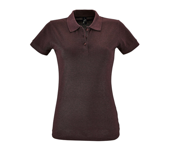 Sieviešu polo krekls SOL'S PERFECT Heather oxblood