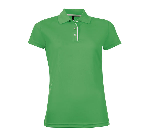 Sieviešu polo krekls SOL'S PERFORMER Kelly green