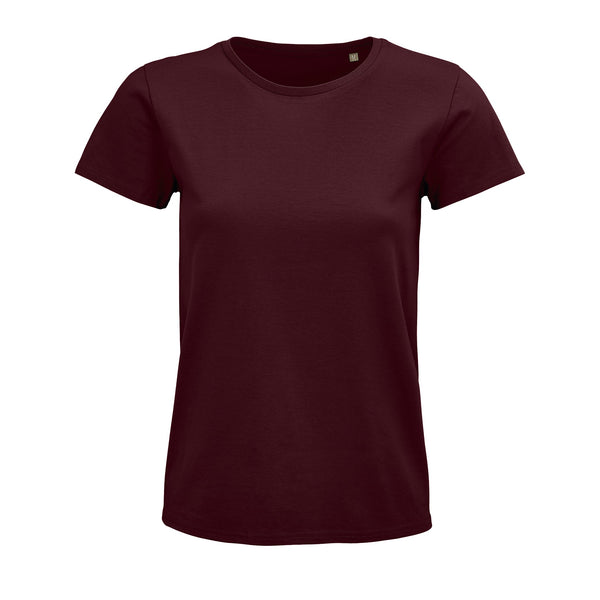 Sieviešu t-krekls PIONEER WOMEN burgundy