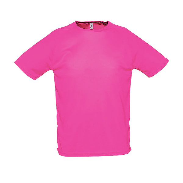 Sporty vīriešu sporta t-krekls neon pink
