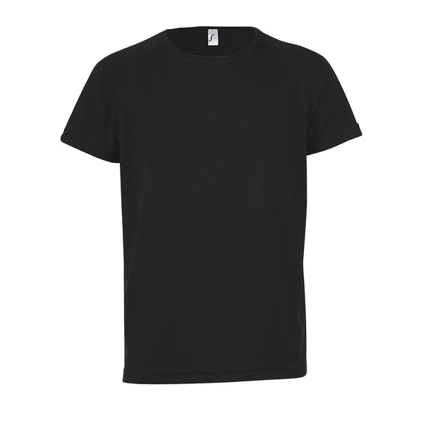Bērnu t-krekls Sporty kids black