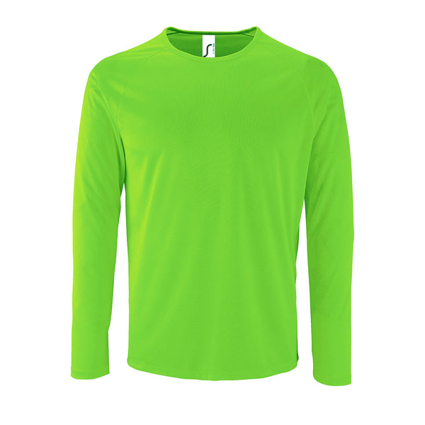 Vīriešu sporta t-krekls SPORTY LSL neon green