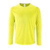 Vīriešu sporta t-krekls SPORTY LSL neon yellow