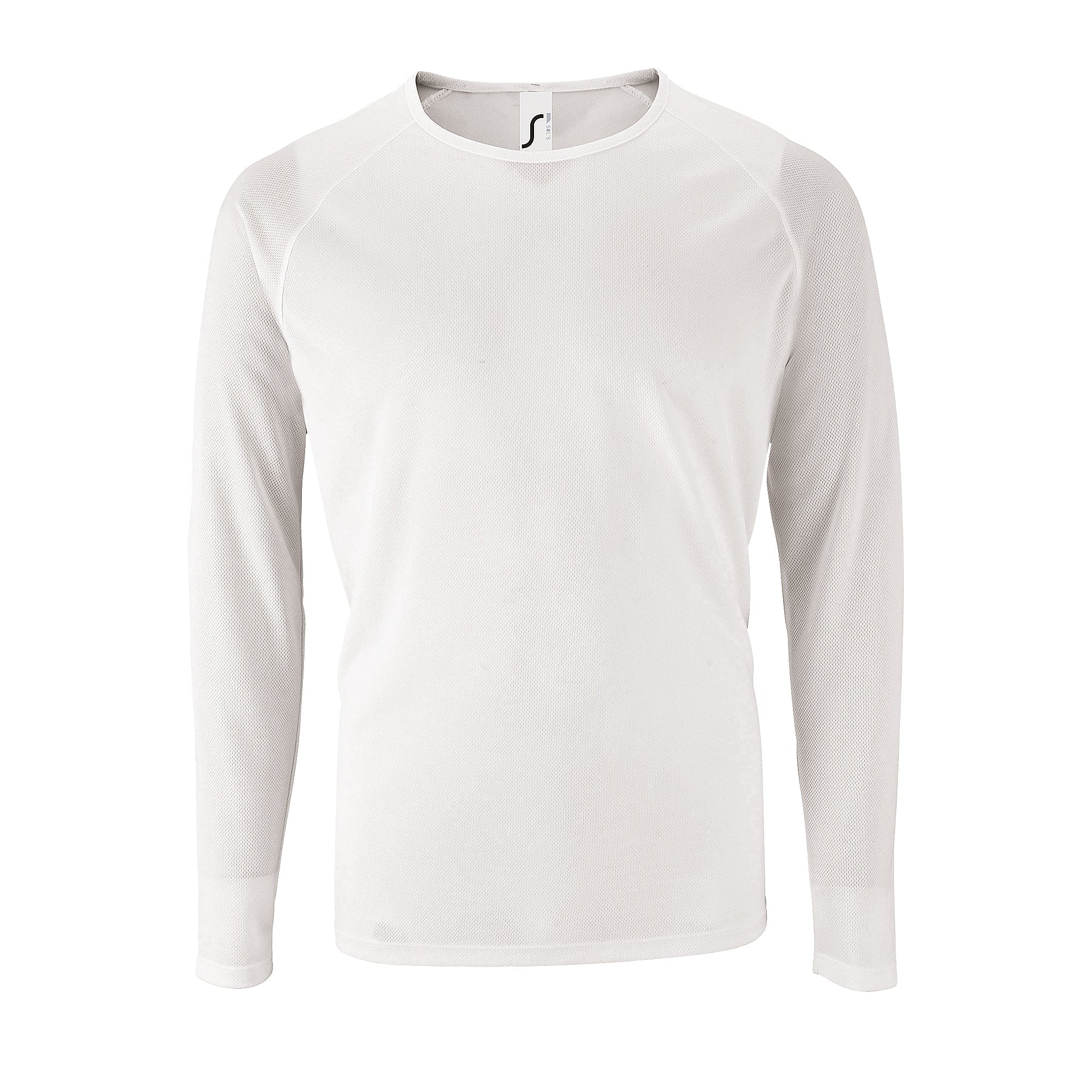 Vīriešu sporta t-krekls SPORTY LSL balts