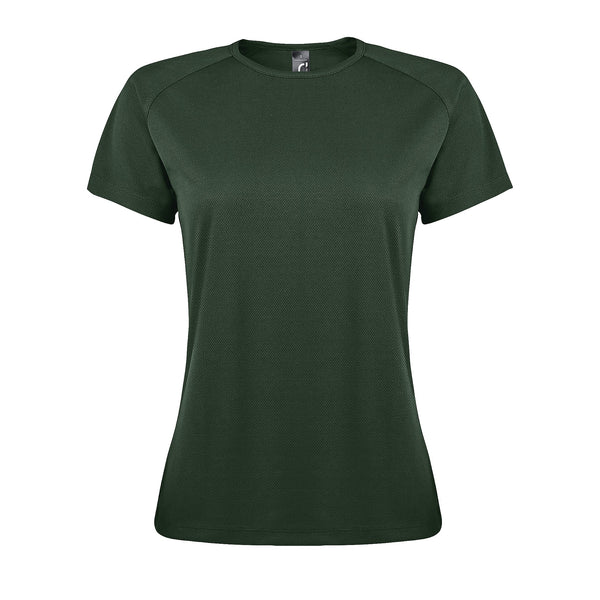 Sieviešu sporta t-krekls SPORTY WOMEN forest green