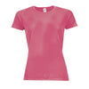 Sieviešu sporta t-krekls SPORTY WOMEN neon coral