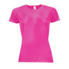 Sieviešu sporta t-krekls SPORTY WOMEN neon pink