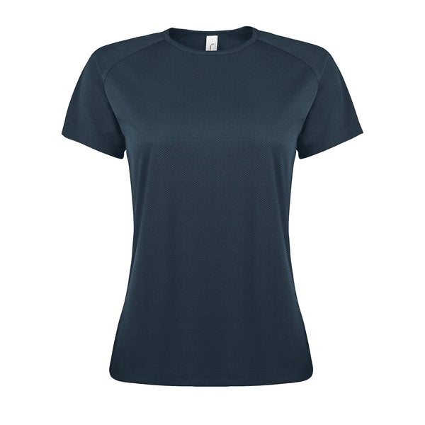 Sieviešu sporta t-krekls SPORTY WOMEN petroleum blue