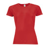 Sieviešu sporta t-krekls SPORTY WOMEN red