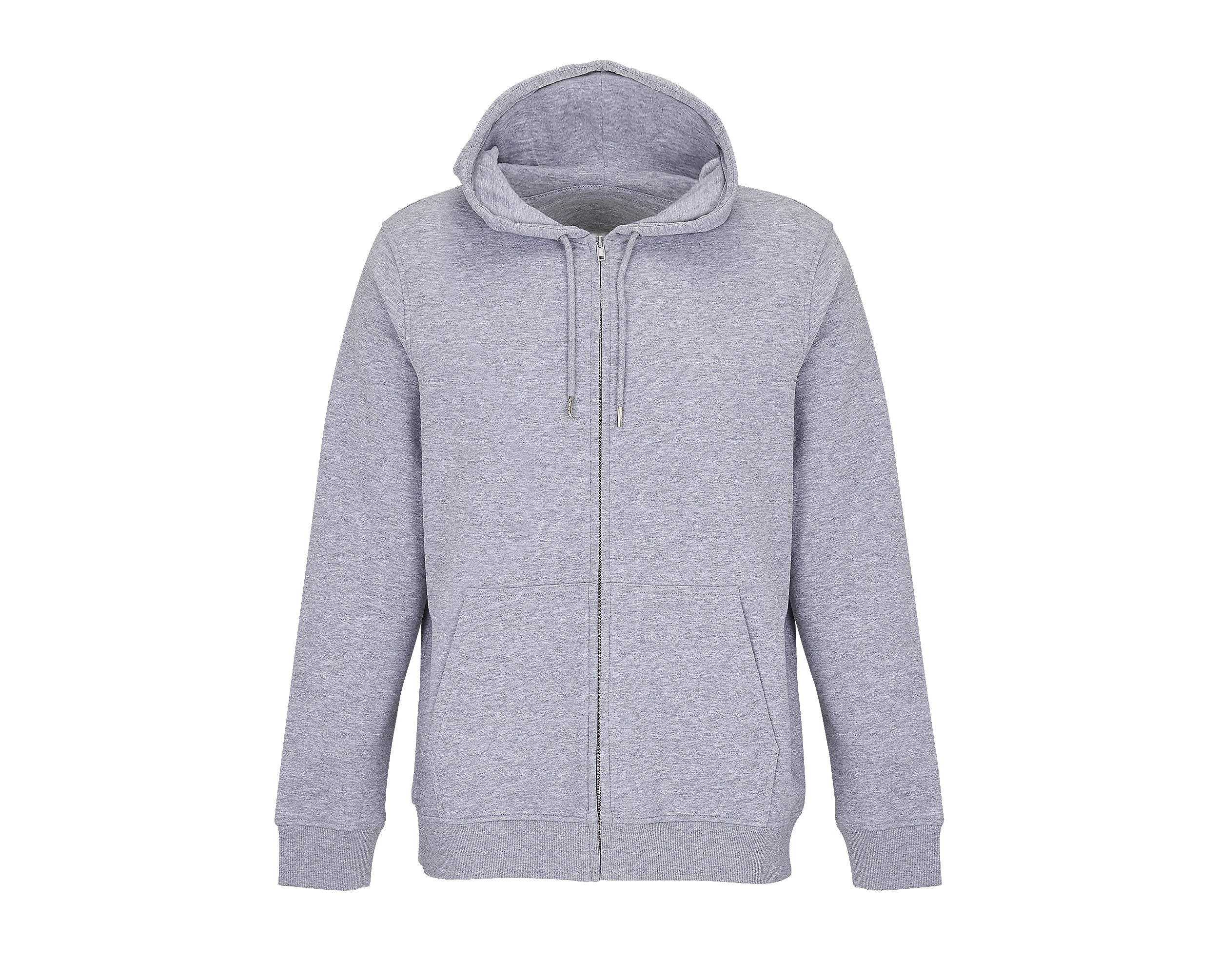 Unisex Calipso jaka ar kapuci grey melange