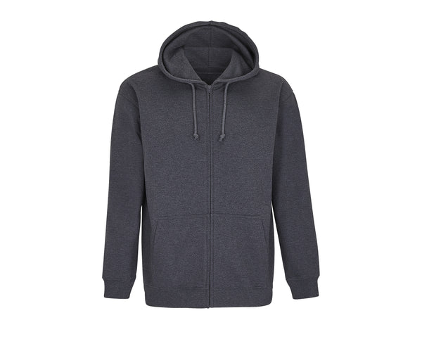 Unisex Carter jaka ar kapuci charcoal melange