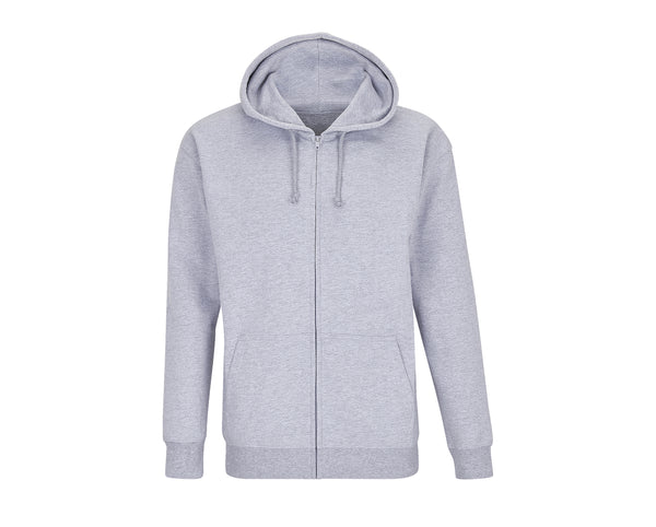 Unisex Carter jaka ar kapuci grey melange