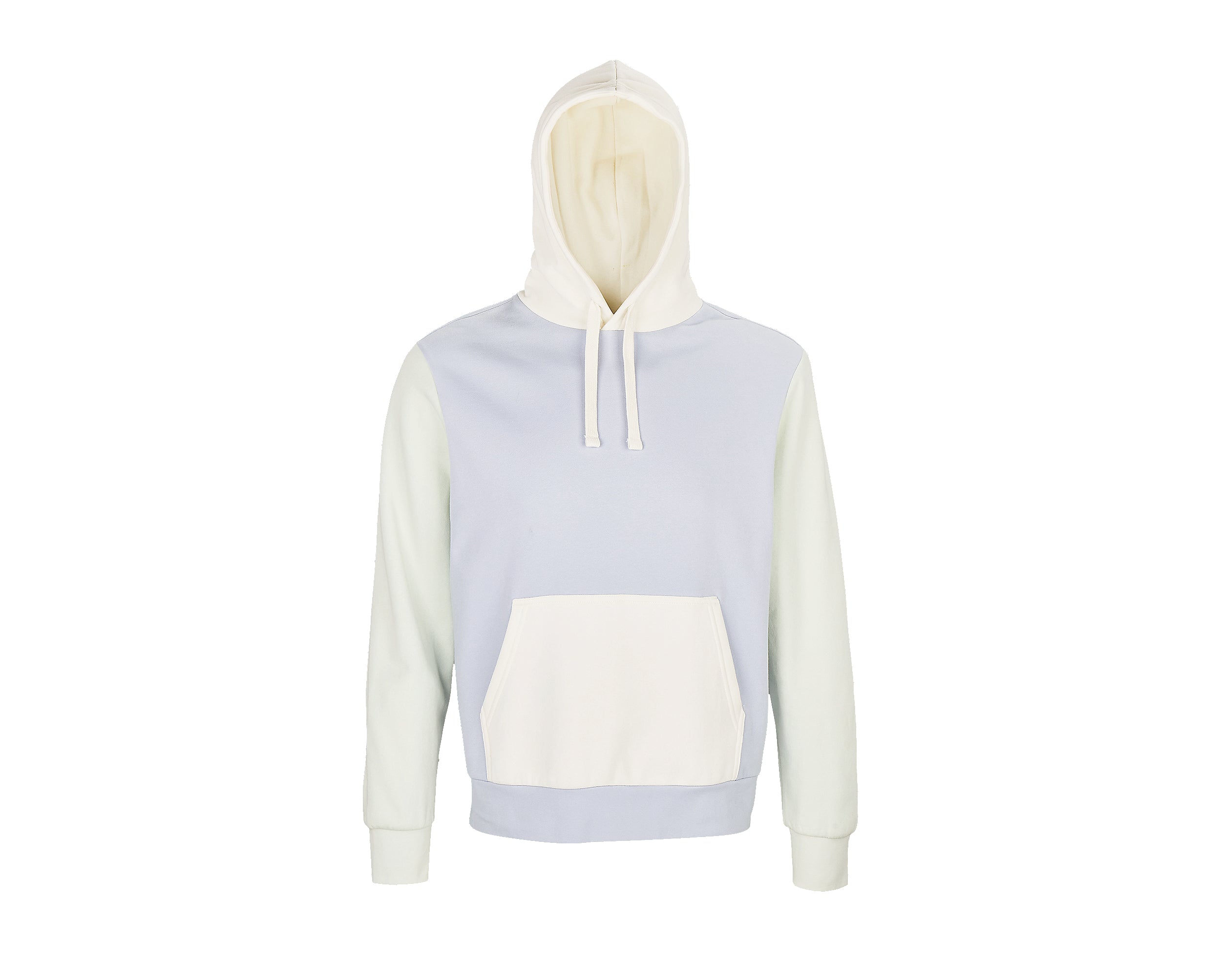 Unisex Collins džemperis ar kapuci creamy blue