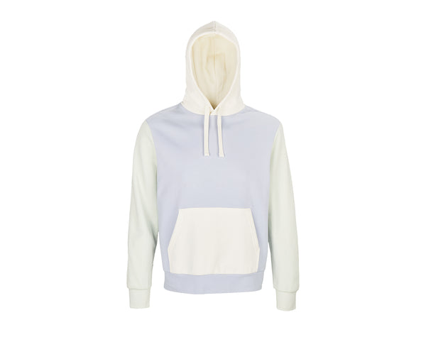 Unisex Collins džemperis ar kapuci creamy blue