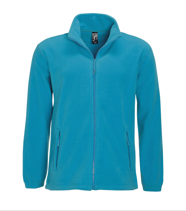 Flīša jaka North men aqua
