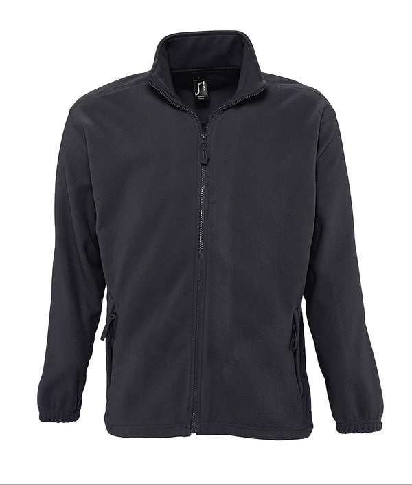 Flīša jaka North men charcoal grey