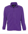 Flīša jaka North men purple