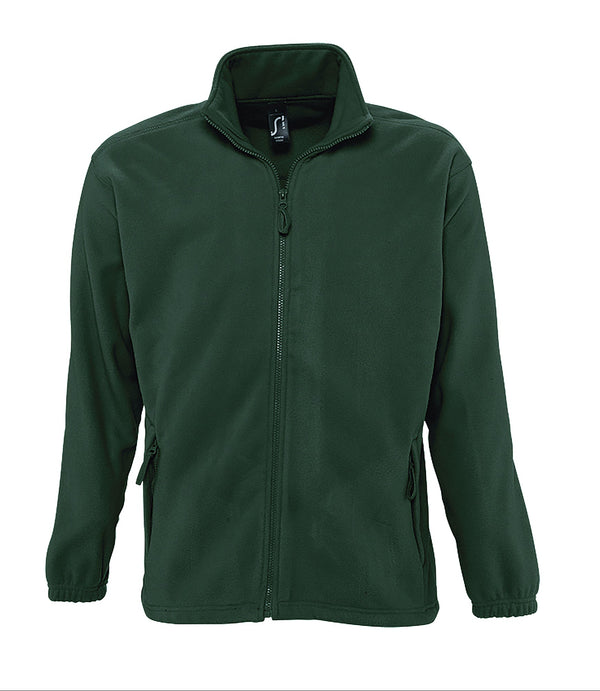 Flīša jaka North men fir green