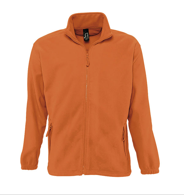 Flīša jaka North men orange