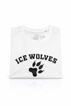 Ice wolves Balts  t-krekls  #1