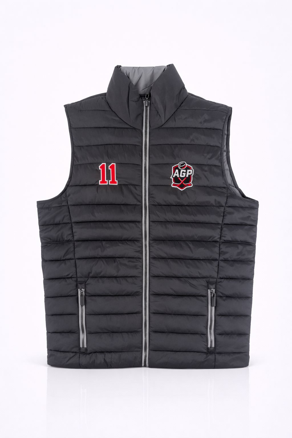 HK AGP veste ar izšuvumu