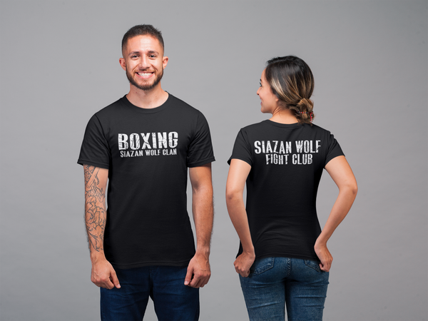Boxing t-krekls  melns  sporta auduma