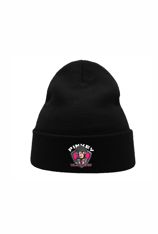 Ziemas cepure melna HK Pinkey Blinders ar izšuvumu