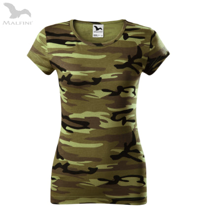 Sieviešu T-krekls Camo Pure C22 camouflage green
