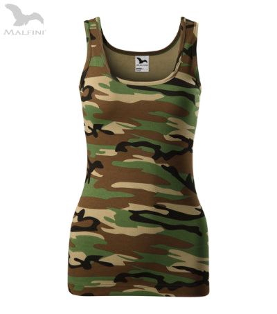 Sieviešu bezpiedurkņu tops Camo Triumph C36 camouflage brown