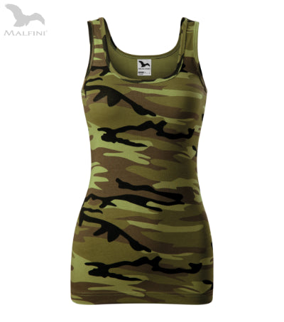 Sieviešu bezpiedurkņu tops Camo Triumph C36 camouflage green